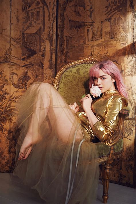 Wallpaper Maisie Williams Actress Women Pink Hair 1200x1800