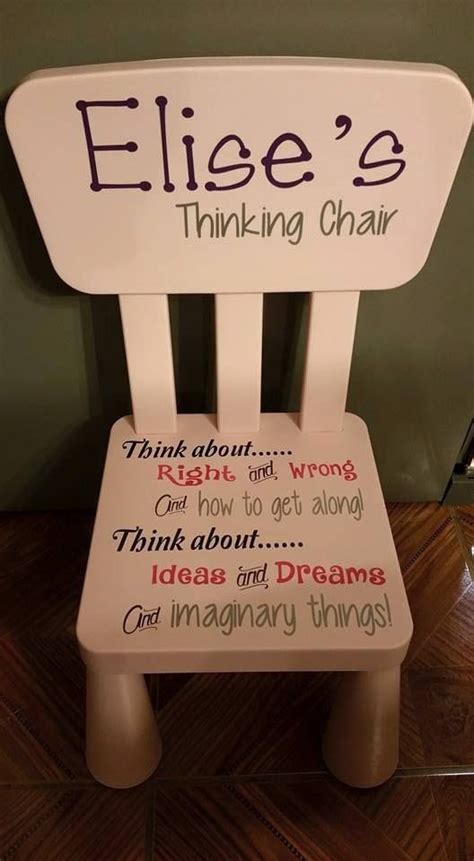 Time Out Thinking Chair Time Out Chair Kids And Parenting
