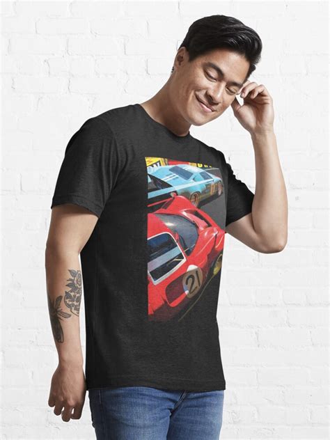 By the end of it, however, miles is willing to give up his pride and let another ford driver win, and he and shelby develop a better friendship because of it. "FORD V FERRARI" T-shirt by homehommy | Redbubble
