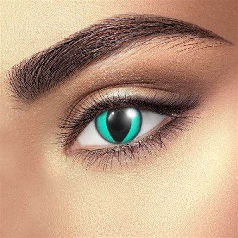 Funky Vision - Daily Contact Lenses - Aqua Cat (1 Day) (1 ...
