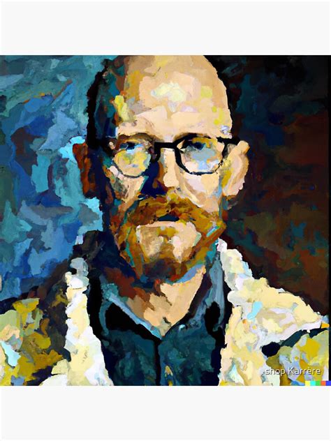 Breaking Bad Walter White Van Gogh Style Painting Sticker For Sale By