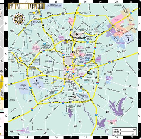 Downtown San Antonio Texas Map