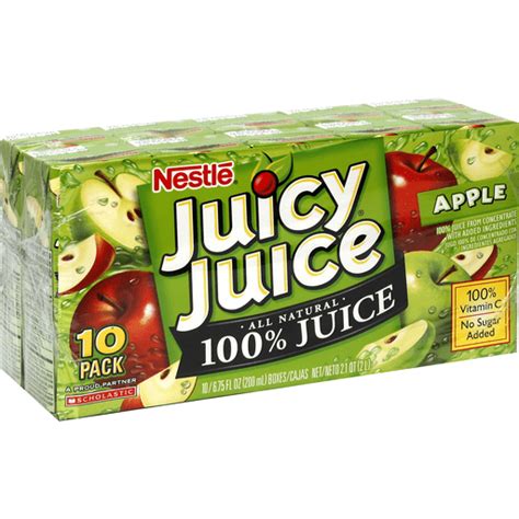 Juicy Juice Apple Juice Box Ph
