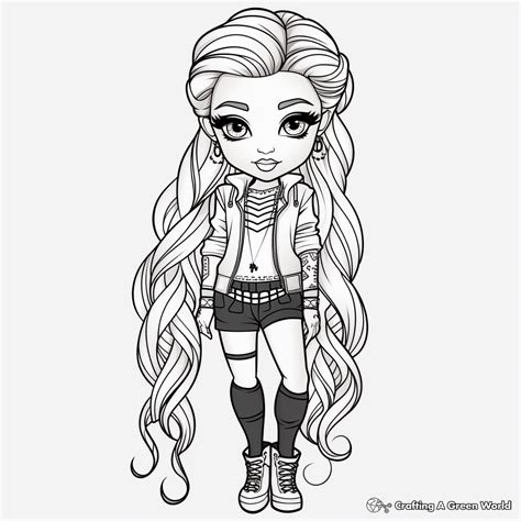 Rainbow High Dolls Coloring Pages - Coloring Nation