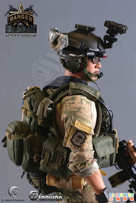 Crazy Dummy Ranger Us Army Ranger Gunner In Afghanistan