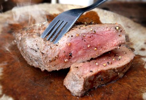 Medium Rare Beef Steak Grill Stock Photo Image Of Dinner Gourmet