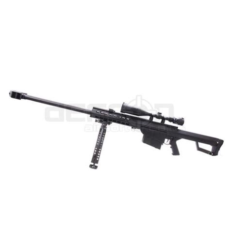 Barrett 50 Cal M82a1 Bolt Action Sniper Rifle With Scope And Bipod