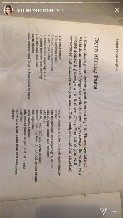 Jessie james decker is on her way to becoming a veritable lifestyle guru. Pin by Kathy Granger on Seafood | Cajun shrimp pasta ...