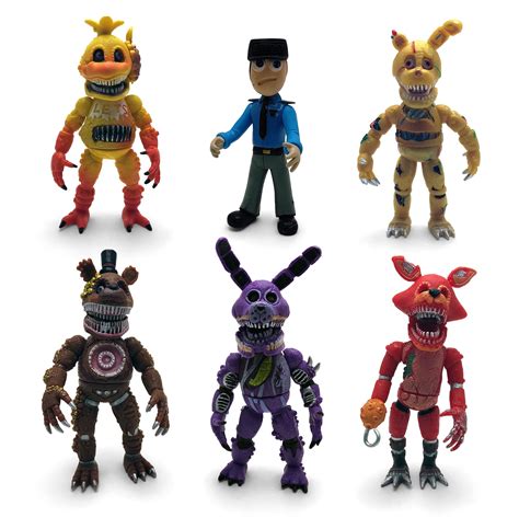 Buy Toysvill Inspired By Five Nights At Freddy Game Action Figures Toys Fnaf Toy Set 6 Pcs