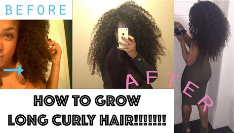 Half an inch a month of hair growth doesn't sound like a lot, but with your hair has the potential to grow around 6 inches in one year if you're lucky. HOW TO GROW LONG CURLY HAIR - YouTube