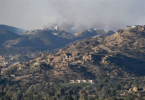 Woolsey Fire Destroys Paramount Ranch Western Town Film Set Home To