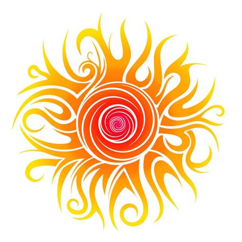 Tribal Sun By Dessins Fantastiques On Deviantart Sun Tattoo Designs