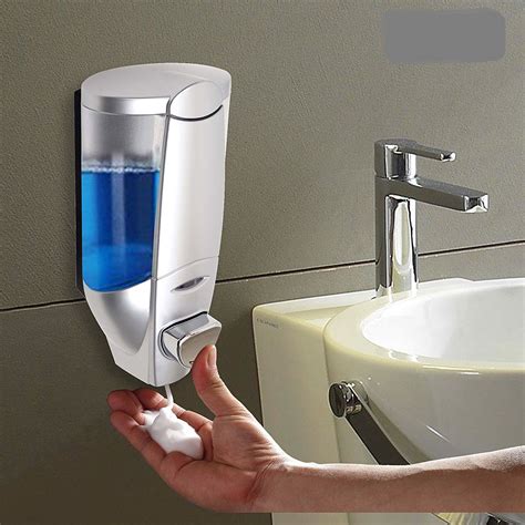 A liquid soap dispenser removes the need for soap trays or dishes. Buy Clean Magic Bathroom Wall Mounted Liquid Soap/Shampoo ...