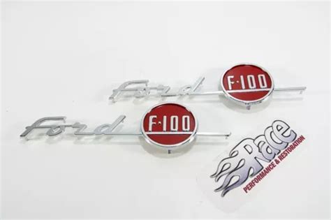 Ford F 100 55 Emblemas Laterales De Cofre Envío gratis