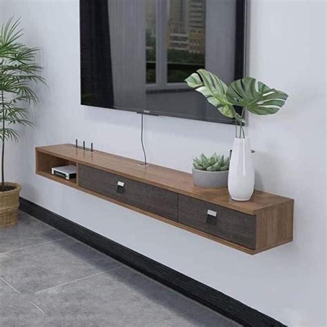 Home And Kitchen Living Room Furniture Fitueyes Floating Tv Shelf Wall