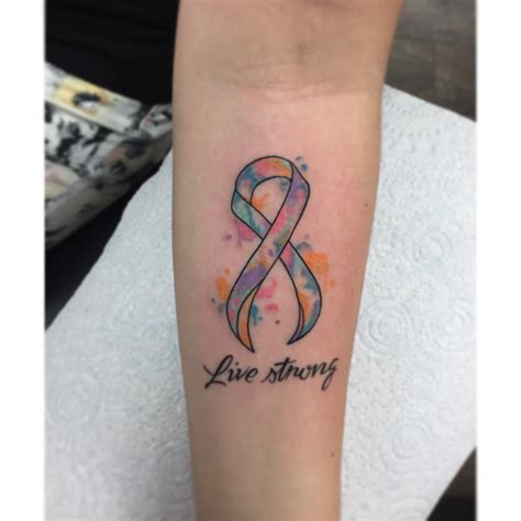 65 Best Cancer Ribbon Tattoo Designs And Meanings 2019