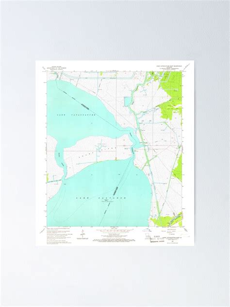 Usgs Topo Map Louisiana La Lake Cataouatche East 332442 1966 24000