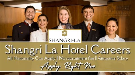 Shangri La Hotel Jobs In Dubai 2024 Hiring Apply Now Free Jobs
