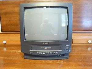 Sharp 13VT N100 13 Color Television TV VCR Combo Unit Video Cassette