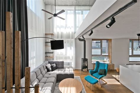 Chic Scandinavian Loft Interior Loft Interiors Loft Interior Design