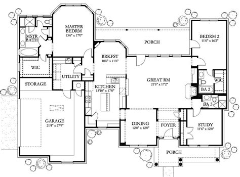 Country Style House Plan 3 Beds 3 Baths 2082 Sqft Plan 80 144