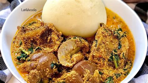 Pounded Yam And Egusi Soup Recipe What Is It Calories Infomegg