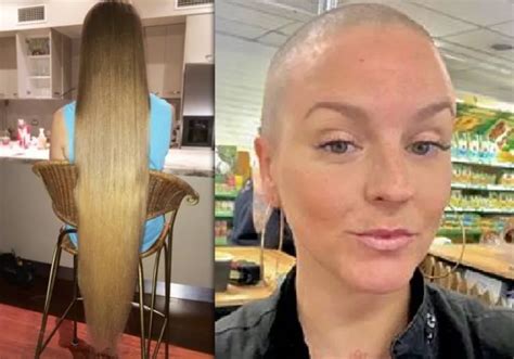 British Rapunzel Hasnt Had Her Hair Cut For 15 Years But She Shaved Her Head For Charity Zamona