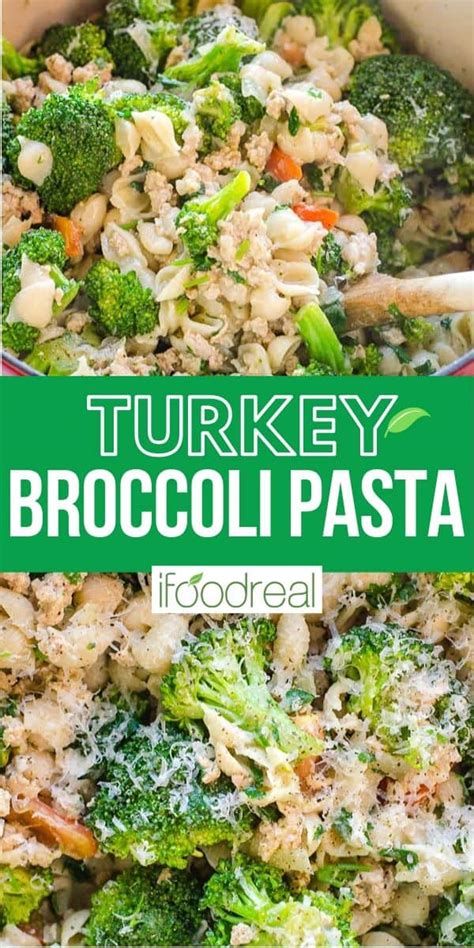 Ground turkey works as the base for any kind of dish or as the whole meal, making it an easy and great choice for any weeknight dinner. Ground Turkey and Broccoli Pasta {One Pot} - Healthy ...