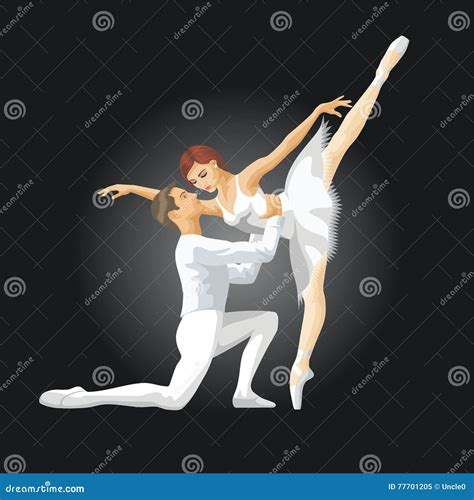 Ballet Couple Stock Illustration Illustration Of Classic 77701205