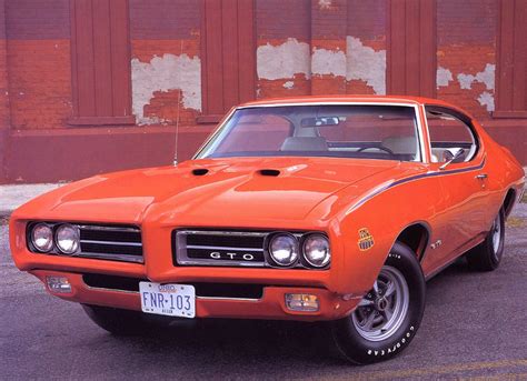 1969 Pontiac Gto The Judge Coupe Orange Fvl Cars Wallpaper
