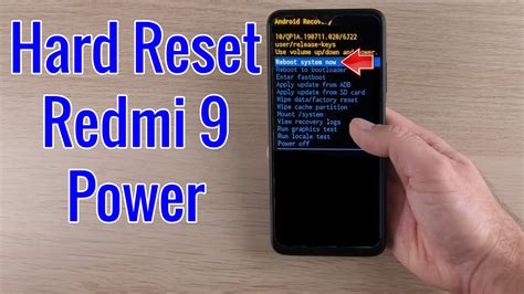 Hard Reset Redmi 9 Power Factory Reset Remove Patternlockpassword