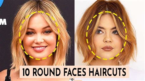 10 Best Haircuts For Round Faces Youtube