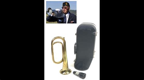 American Ceremonial Bugle Trumpet Insert Plays Taps And Other Calls