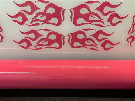 Motorcycle Or Vehicle Vinyl Flame Graphic Decal Kit Gloss Etsy
