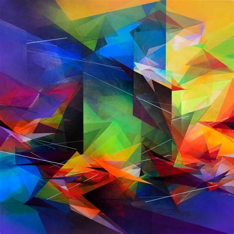 Vibrant Abstract Paintings By Bartek Swiatecki Inspiration Grid