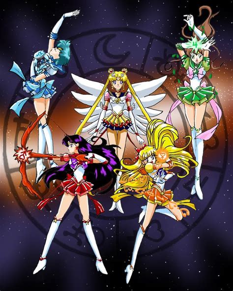 Eternal Sailor Guardians Sailor Moon And Scouts Sailor Moon Y Darien Sailor Moon Girls Sailor