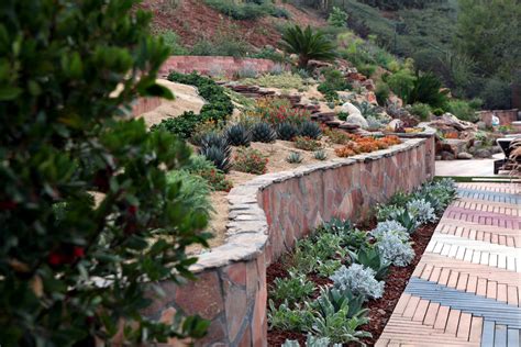 Hill landscaping only uses the. Singing Gardens, San Diego's landscape and garden designer ...