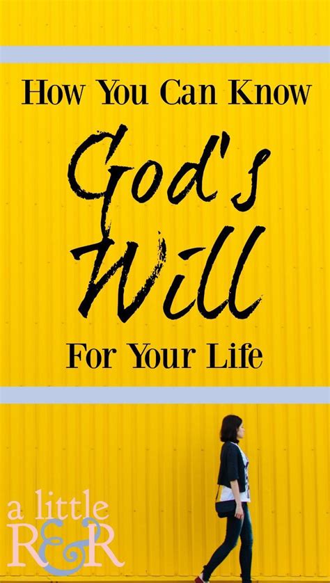 How To Find Gods Will For Your Life Knowing God How To Know