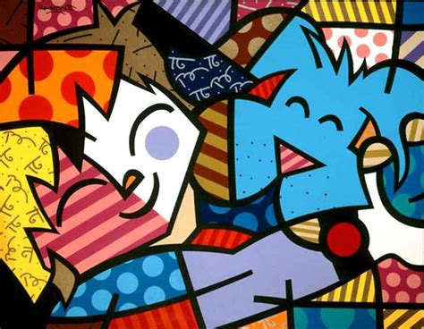 Romero Brito Graffiti Art Pintura Graffiti Graffiti Painting Art Pop Pop Art Comic Art