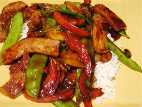 Refrigerate to marinate pork 1 hour or overnight. Teriyaki Pork Stir Fry Recipe - Food.com | Recipe | Pork ...