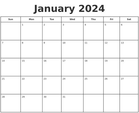 Calendar Clipart January 2024 Calendar 2024 All Holidays