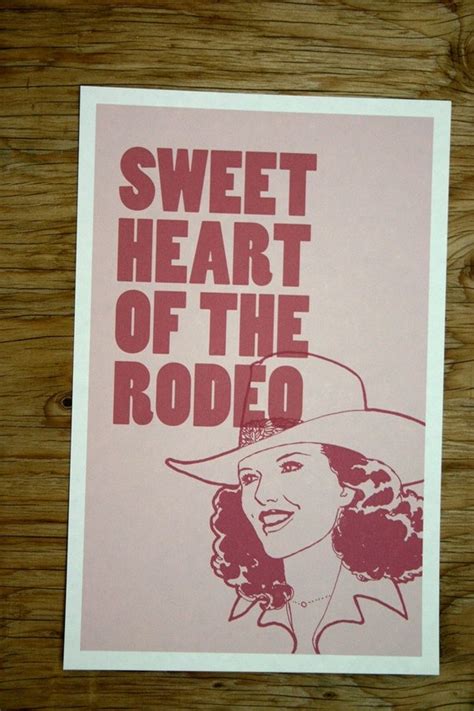 Sweetheart Of The Rodeo Poster