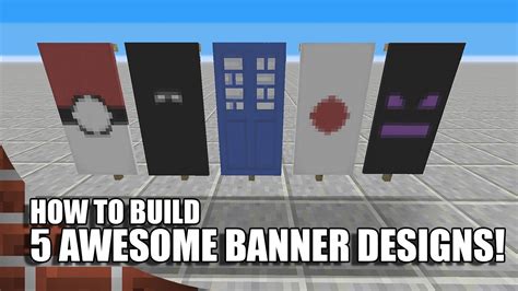 5 Awesome Banners To Build In Minecraft Tu43cu33 Xbox Youtube