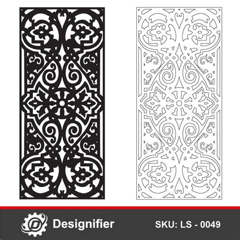Ornament Cut Out Panel Dxf Ls0049 Cdr Svg File For Laser And Plasma
