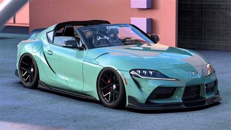 Toyota Gr Supra Sport Top Edition Rendered By Talented Artist