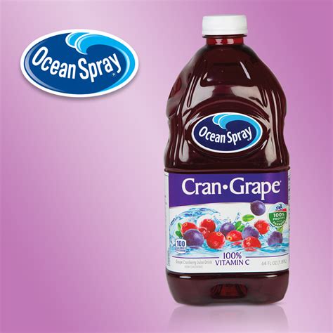 Ocean Spray Cran Grape Juice Drink 189litre Bottled Fruit Juice