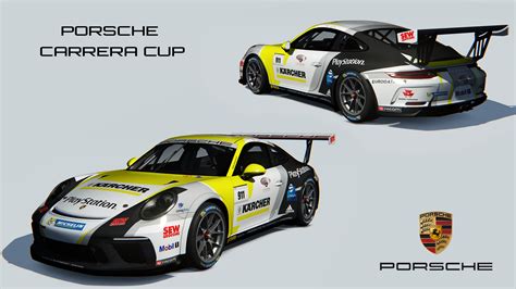 Assetto Corsa Porsche 911 Gt3 Cup 2017 Skin Template Zabato