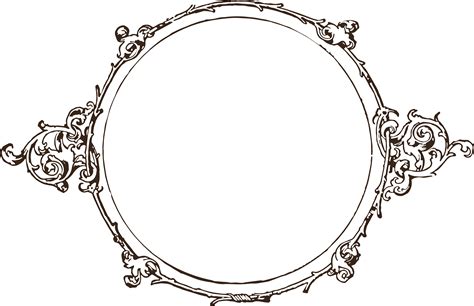 Royalty Free Image – Vintage Scroll Frame | Красные розы, Рамки, Рама