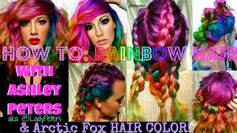 How To Rainbow Hair Ladypeters And Arctic Fox Hair Color