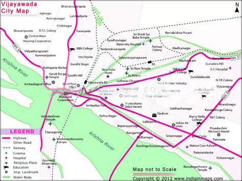 Vijayawada City Map City Map In India Pinterest City Maps And City